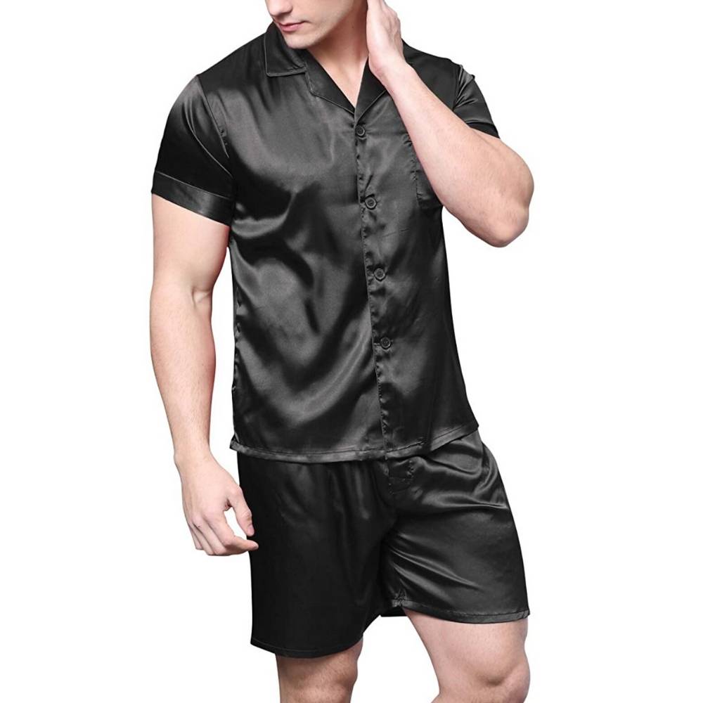 Mens Satin Pyjamas Set: image 3