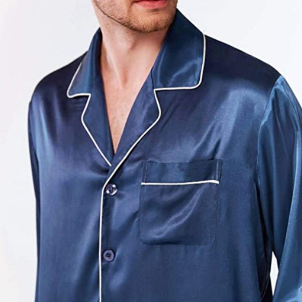 Silk Satin Pyjamas For Men: image 6